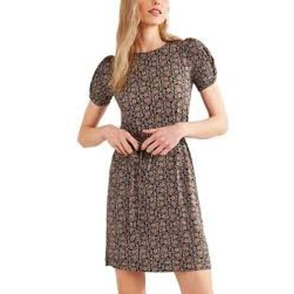 Boden Dress Knot Detail Jersey Mini Dress, Sz US 8R, 95% Viscose - Picture 2 of 11